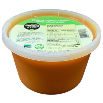 Potage biologique - Carottes et Pommes
