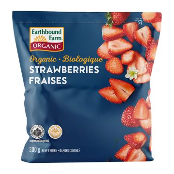 Fraises congelées biologiques