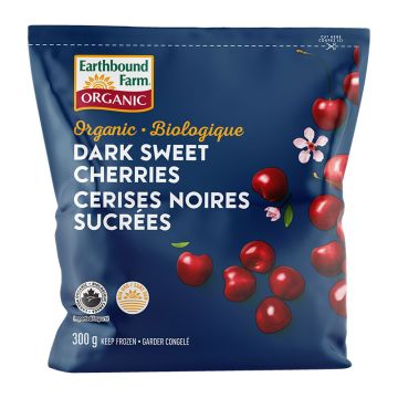 Cerises noires sucrées congelées biologiques