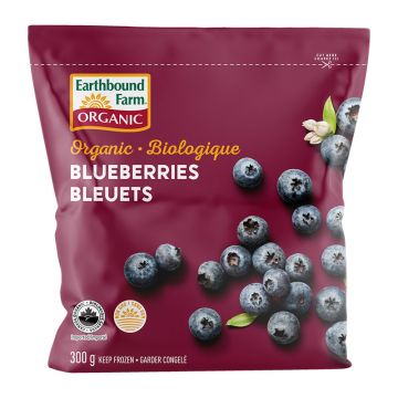 Bleuets congelés biologiques