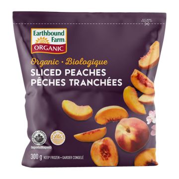 Organic Frozen Sliced ​​Peaches