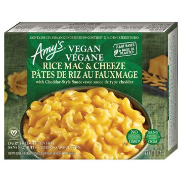 Entrées - Macaroni de riz avec sauce fromage sans produits laitiers