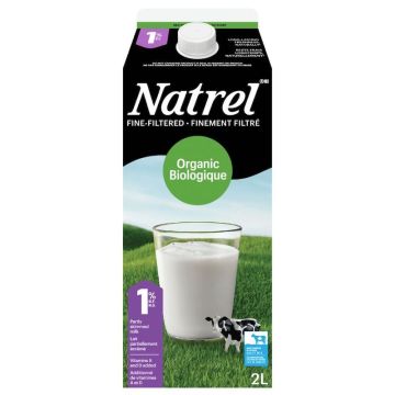 1% Organic Fine Filtered Milk