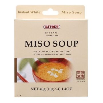 Soupe instantanée Miso blanc avec tofu