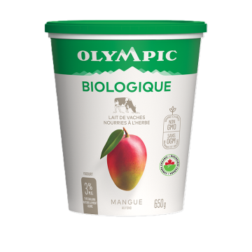 Organic Mango Yogurt 3% M.F.