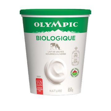 Yogourt nature 3,5% M.G. biologique