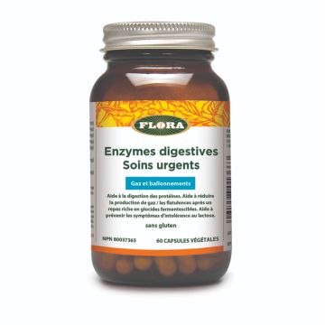 Enzymes digestives soins urgents - Digestion et ballonnements 