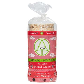Galettes de riz Grains mélangés non salés