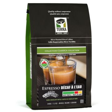 Café décaféiné à l’eau biologique - Moulu espresso