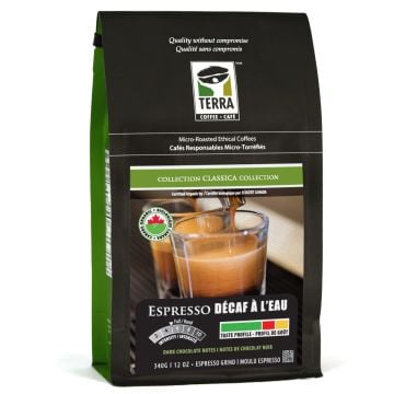 Café décaféiné à l’eau biologique - Grains entiers