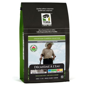 Café décaféiné à l’eau biologique - Grains Entiers