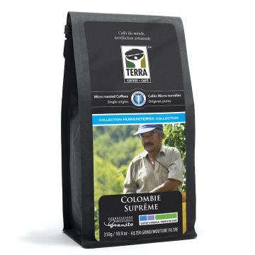 Colombie Suprême Humaniterra - Café responsable moulu filtre
