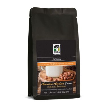 Sustainable Flavoured Filter Ground Coffee - Hawaiian Hazelnut Cream 65 g