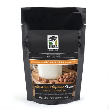 Sustainable Flavoured Filter Ground Coffee - Hawaiian Hazelnut Cream 65 g