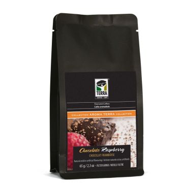 Sustainable Flavoured Filter Ground Coffee - Raspberry Chocolate  65 g