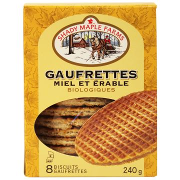 Wafers - Organic honey and maple