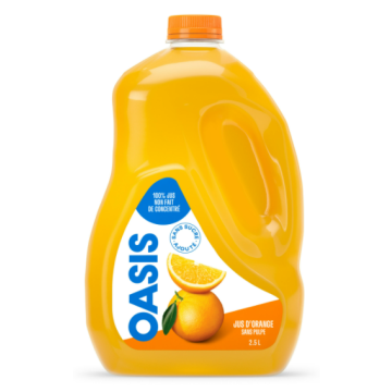 Orange juice - No pulp (2.5 liters)