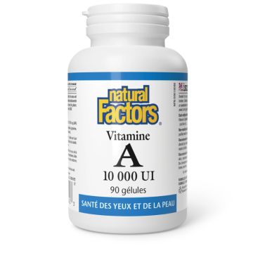 Vitamine A 10 000 UI - Santé des yeux et de la peau