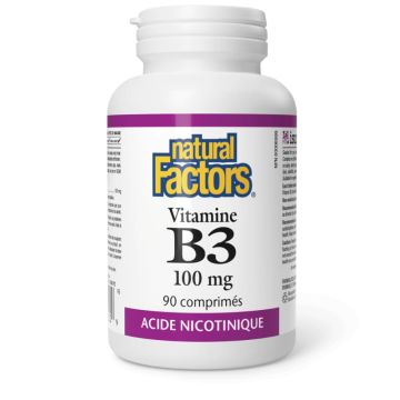 Vitamine B3 100 mg acide nicotinique - Cholestérol