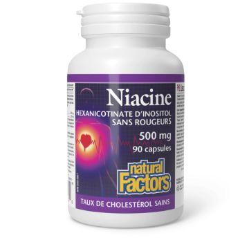 Niacin Inositol Hexanicotinate 500 mg - Healthy Cholesterol Levels