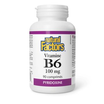Vitamine B6 100 mg pyridoxine - Santé de la femme