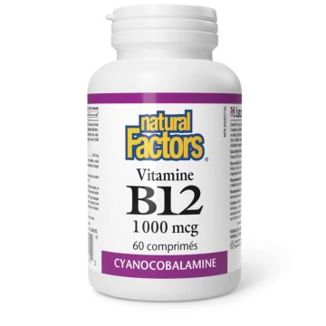 Vitamine B12 Cyanocobalamine 1000 mcg - Énergie et système nerveux