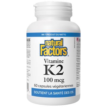 Vitamine K2 100 mcg MK-7 produit du nato - Santé osseuse