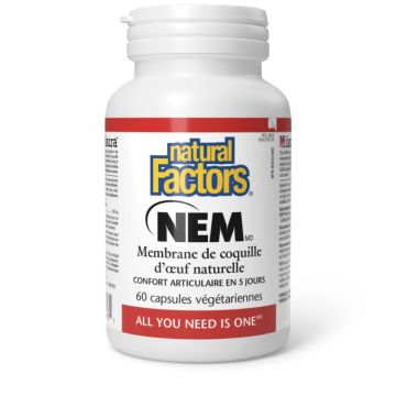 NEM Membrane de coquille d’œuf naturelle 500 mg - Articulations
