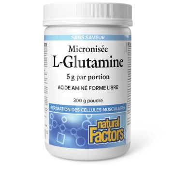 Micronized L-Glutamine 5 g Free Form Amino Acid 60 Servings - Muscles