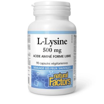 L-Lysine 500 mg Free From Amino Acids - Skin Health Cold Sore