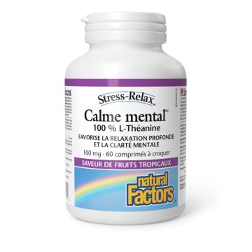 Calme mental L-Théanine 100 mg Stress Relax - Nervosité