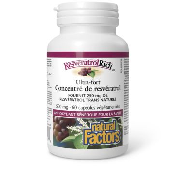 ResveratrolRich Super Strength Resveratrol Concentrate 500 mg - Antioxidant