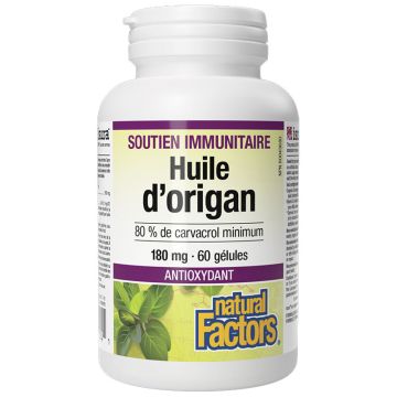 Huile d’origan 180 mg - Antioxydants
