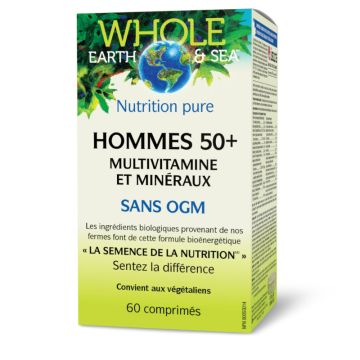 Multivitamines et minéraux 50ans et + - Santé de l'homme