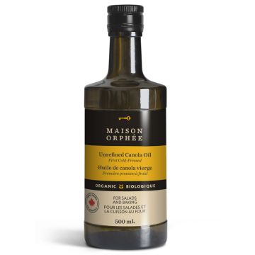 Organic Unrefined Canola Oil