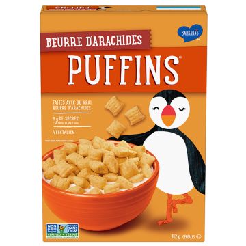 Cereals - Puffins Peanut Butter
