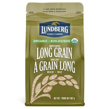 Riz brun biologique - À grain long  