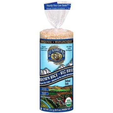 Organic brown rice cakes - Salted (Gluten free)
