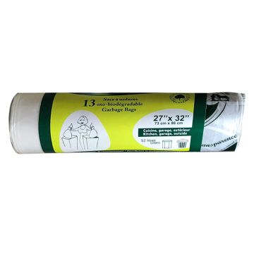 Sacs biodégradables - Ordures 27'' x 32''