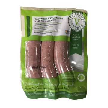 Natural sausages - Honey & garlic