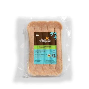Saucisses régulières congelées de poulet de grain