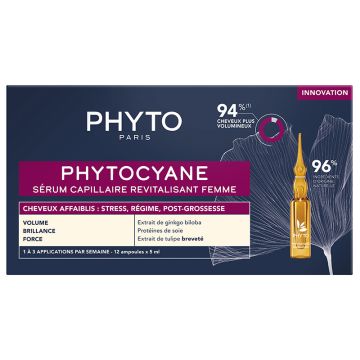 Phytocyane sérum capillaire revitalisant femme
