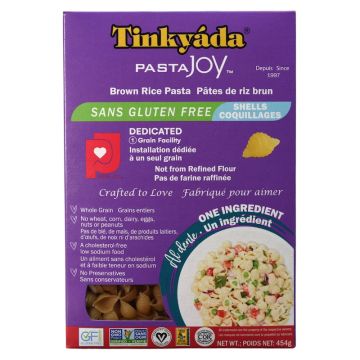 Gluten free Shells with Rice Bran Pasta