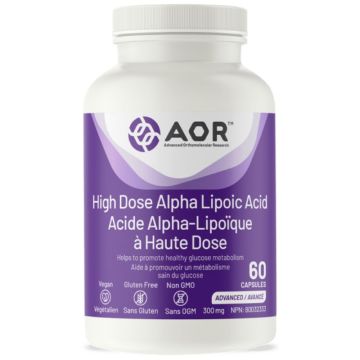 Acide alpha-lipoïque forte dose 300 mg - Métabolisme