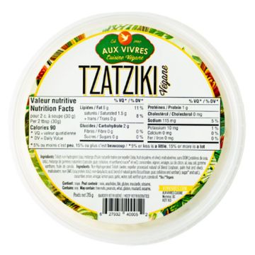 Tzatziki végétalienne