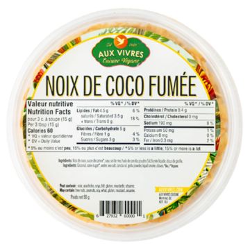 Noix de coco fumée