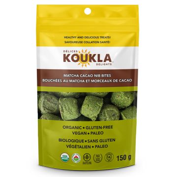 Organic Bites Matcha and Cocoa Chunks