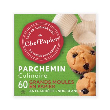 Parchemin culinaire - Grands moules en papier