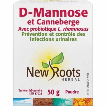 D-Mannose et Canneberge - Prévention et contrôle des infections urinaires