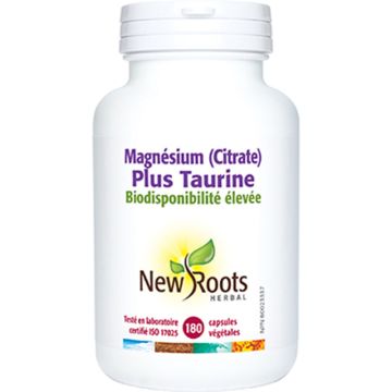 Magnésium Citrate Plus Taurine - Minéraux et acide aminé
